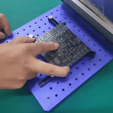 PCB stencil solder paste printing table steel sheet SMT solder paste printing manual small machine manual screen printing table equipment customization