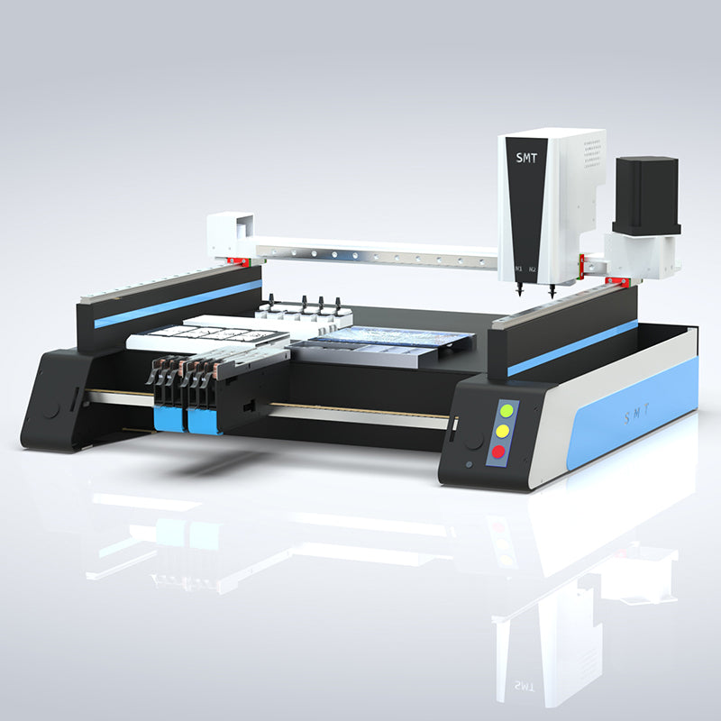 H5PRO Synchronous SMT Placement Machine - Three-view Intelligent Fully Automatic Dual-Head PCB/LED Assembly Machine, suitable for small-batch production.