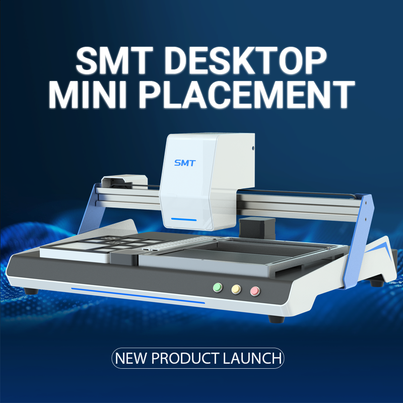 MINI S1 Automatic SMT Desktop Pick and Place Machine - Dual Vision System for R&D Prototyping, Loose Components/LED Beads Mounting