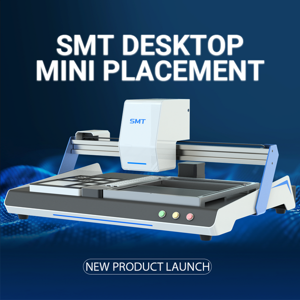 MINI S1 Automatic SMT Desktop Pick and Place Machine - Dual Vision System for R&D Prototyping, Loose Components/LED Beads Mounting