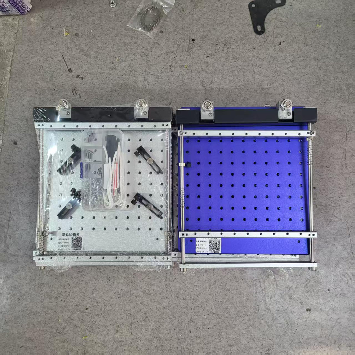 PCB stencil solder paste printing table steel sheet SMT solder paste printing manual small machine manual screen printing table equipment customization